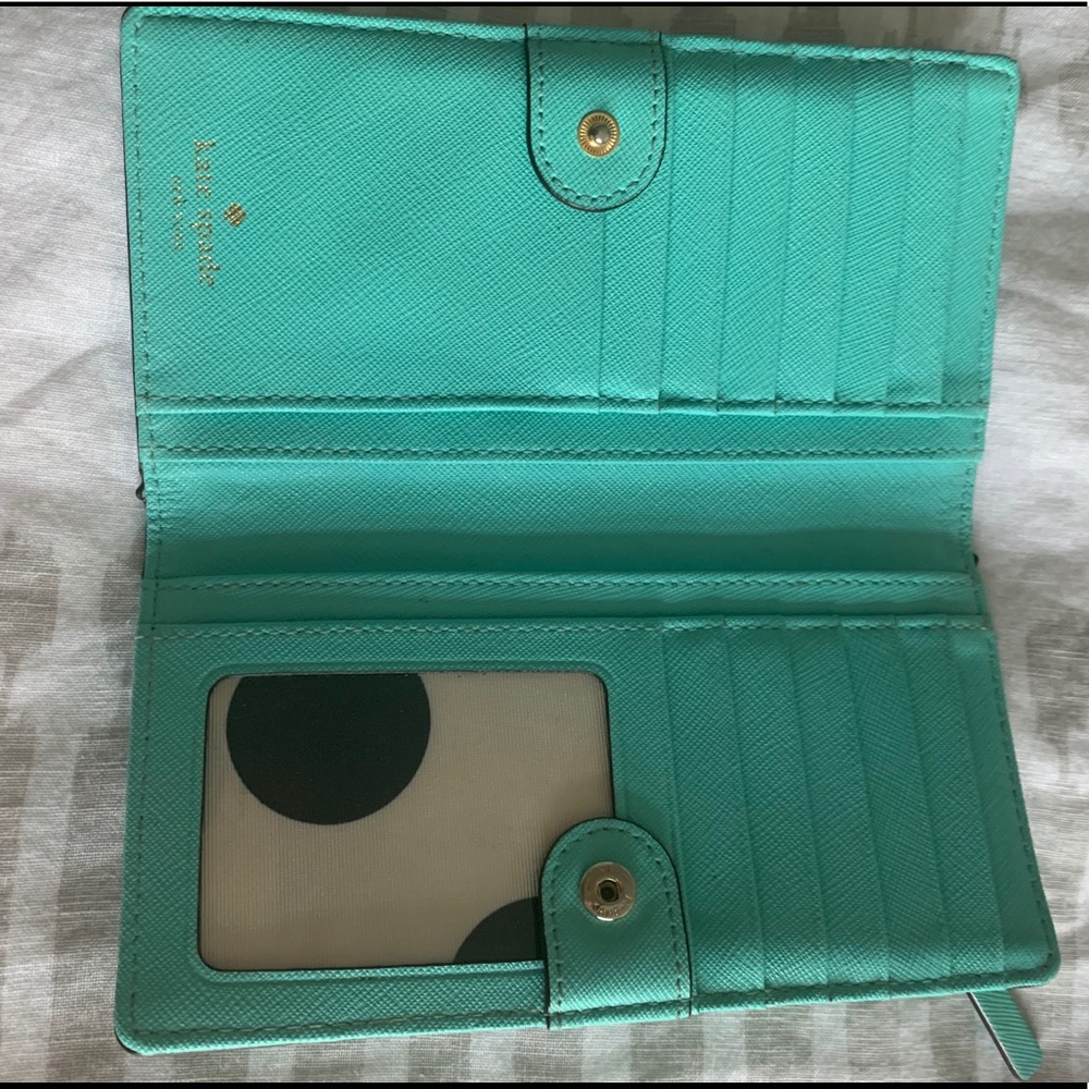 Kate Spade Turquoise Wallet - Picture 7 of 11